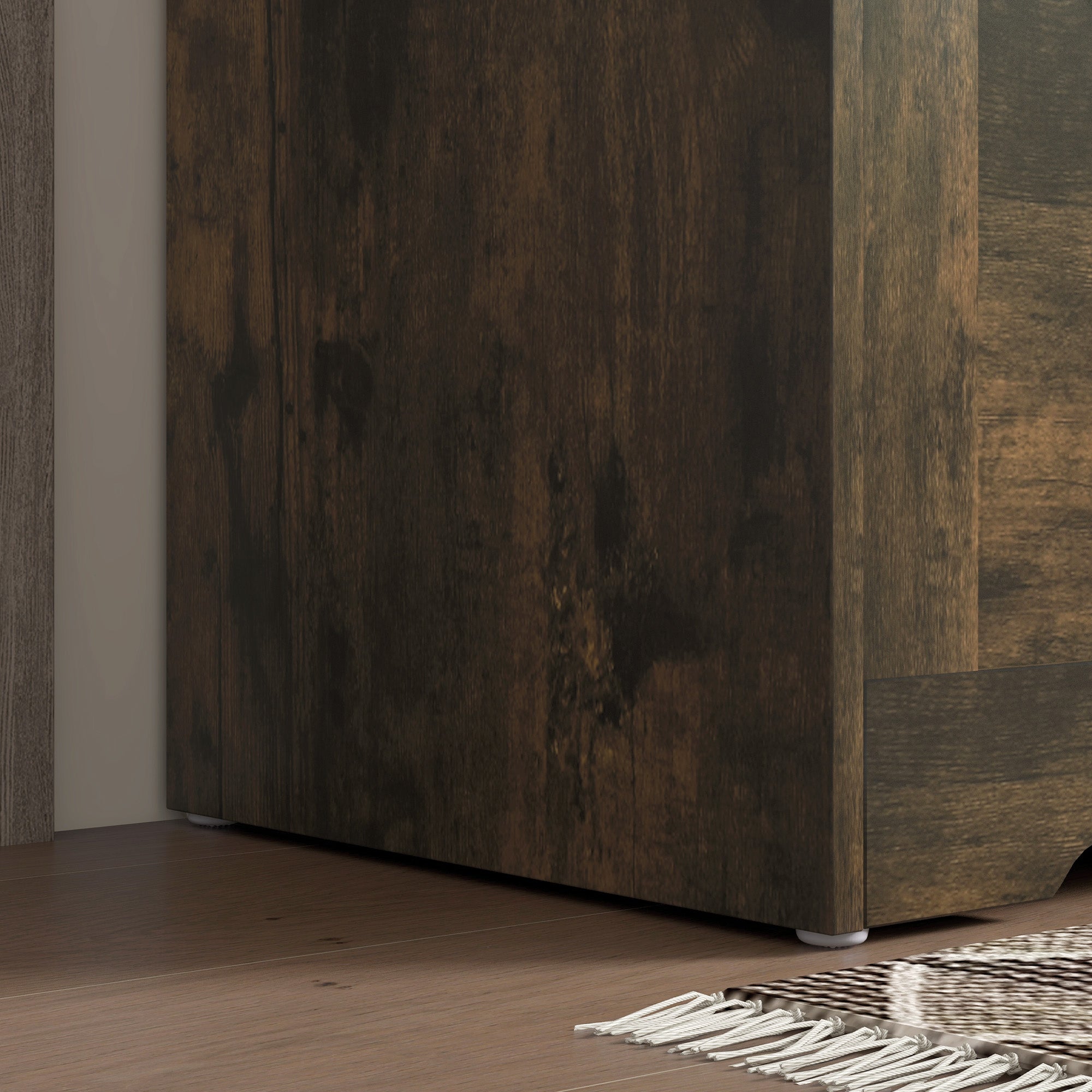 Kozy - 100L Home Storage Box, with Safety Hinges - Rustic Brown