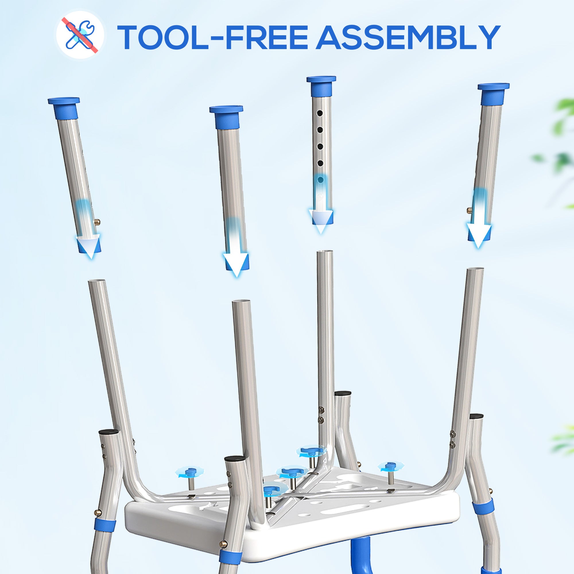 Kozy - 57-69cm Aluminium Frame Bath Seat