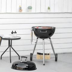 Kozy Portable Kettle Charcoal Grill - Black