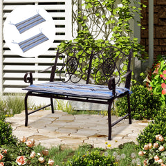 Outsunny Outdoor Bench Swing Chair Cushion Seat Pad Mat Replacement for 2