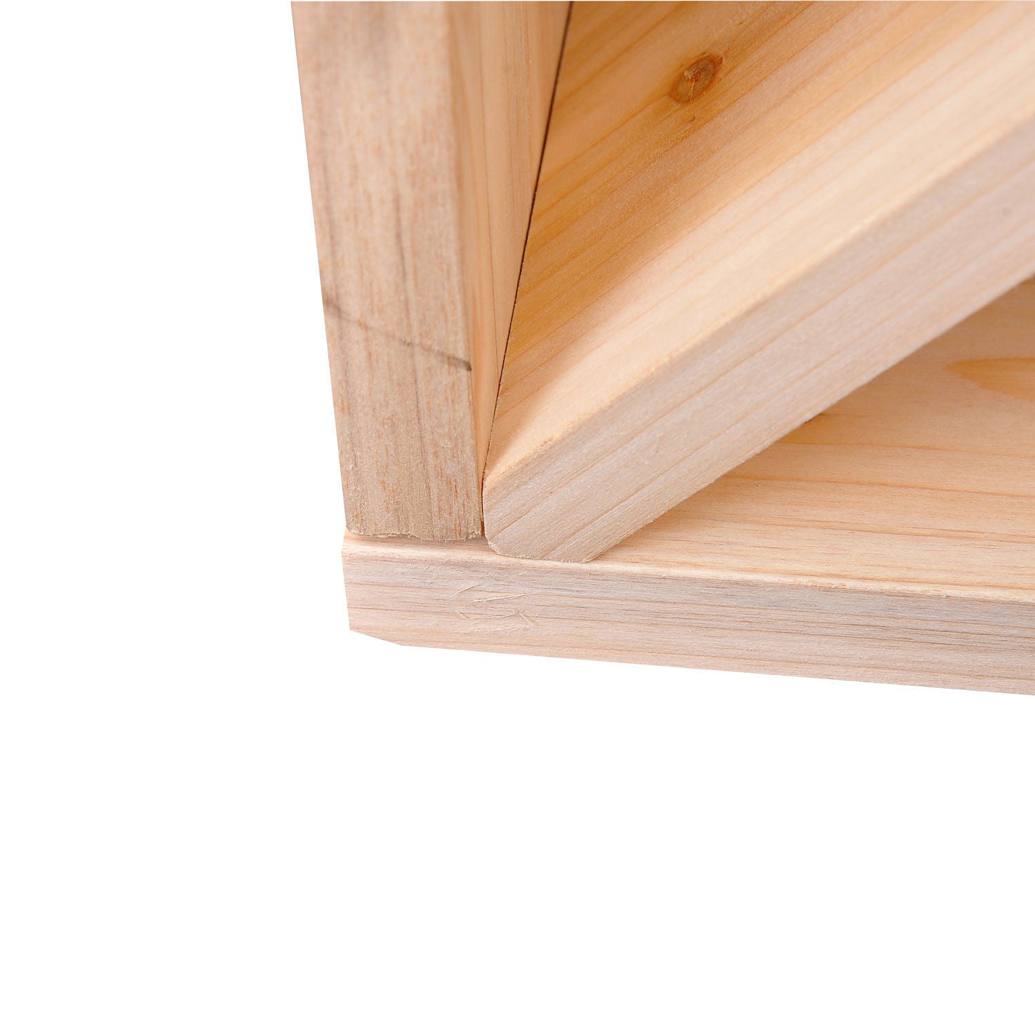 Kozy Wooden Wine Rack for 24 Bottle Square Tabletop Storage Holder Stand