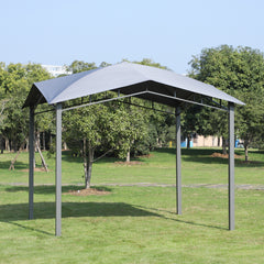 Outsunny 3x3(m) Outdoor Patio Gazebo Pavilion Canopy Tent Sunshade Steel Frame Grey