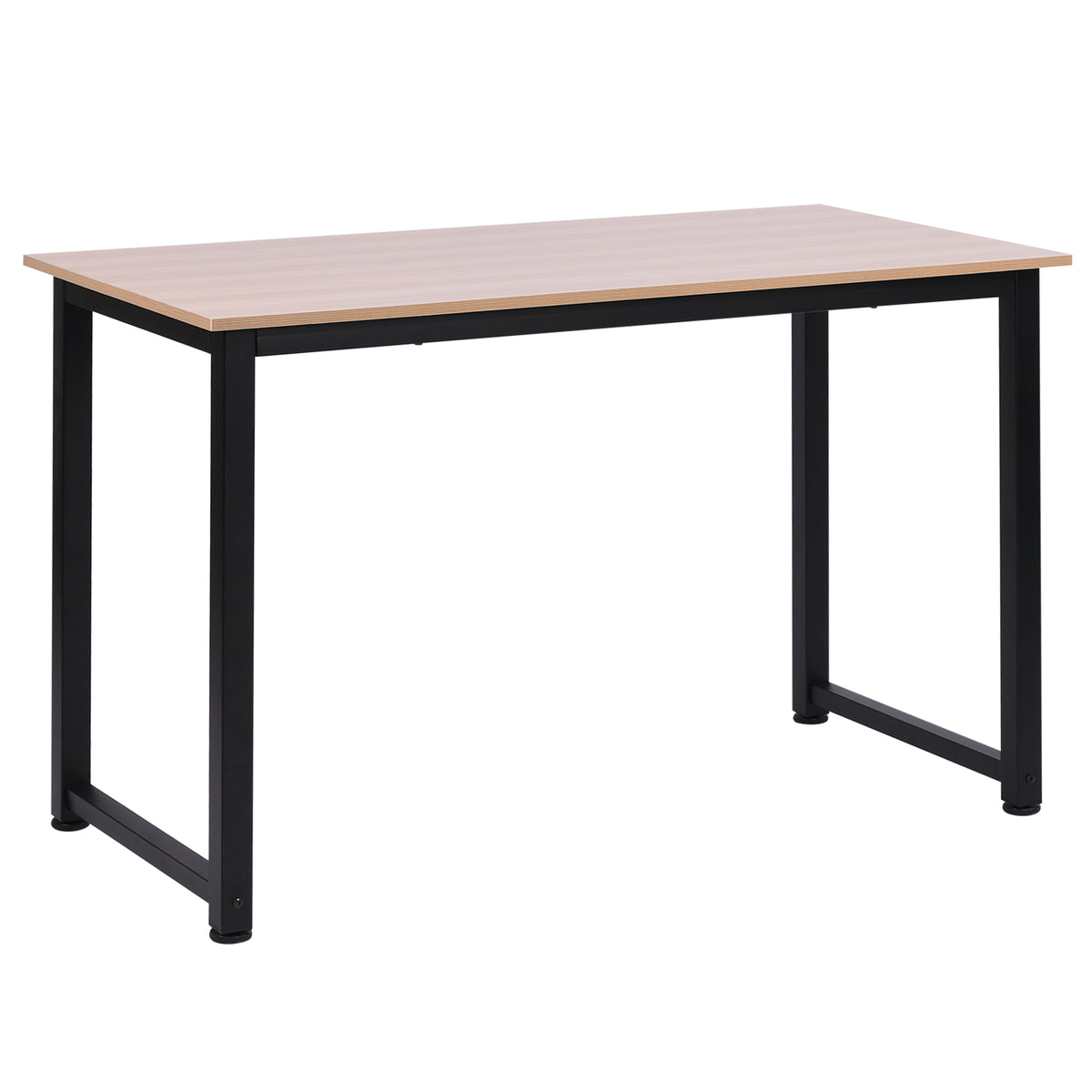 Kozy Computer Desk, Writing Table, 120 x 60 x 76cm Workstation for Home Office, Study with Metal Frame, Simple Assembly, Black