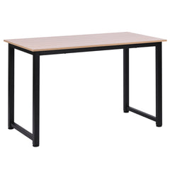 Kozy Computer Desk, Writing Table, 120 x 60 x 76cm Workstation for Home Office, Study with Metal Frame, Simple Assembly, Black