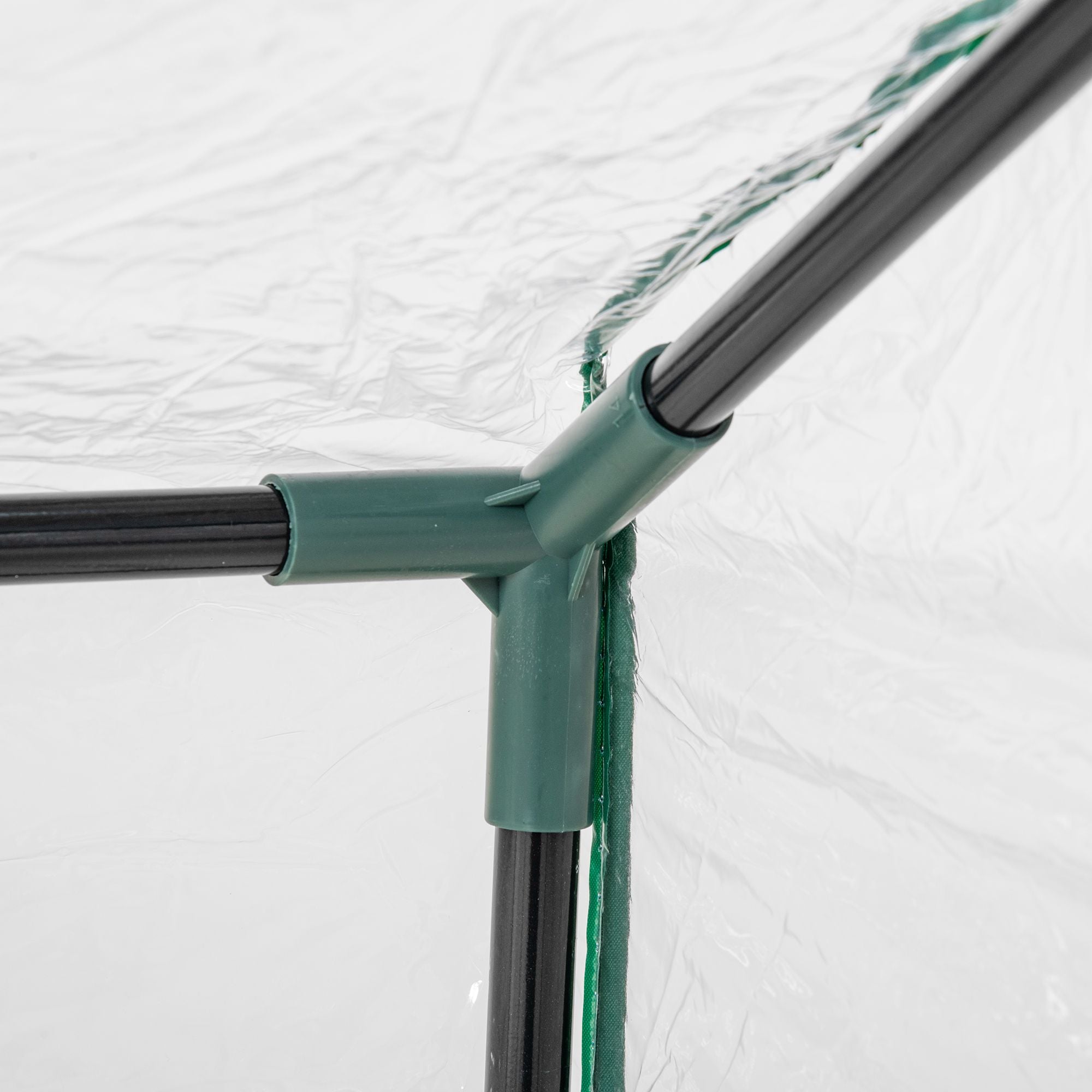 Kozy Mini Greenhouse Portable Flower Planter Vegetable Grow House for Garden with Zipped Windows, 120 x 60 x 60 cm, Clear