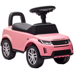 Kozy Land Rover Licensed Toddler Ride on Car with Horn, Engine Sounds, Under-Seat Storage, for 18-36 Months, Pink