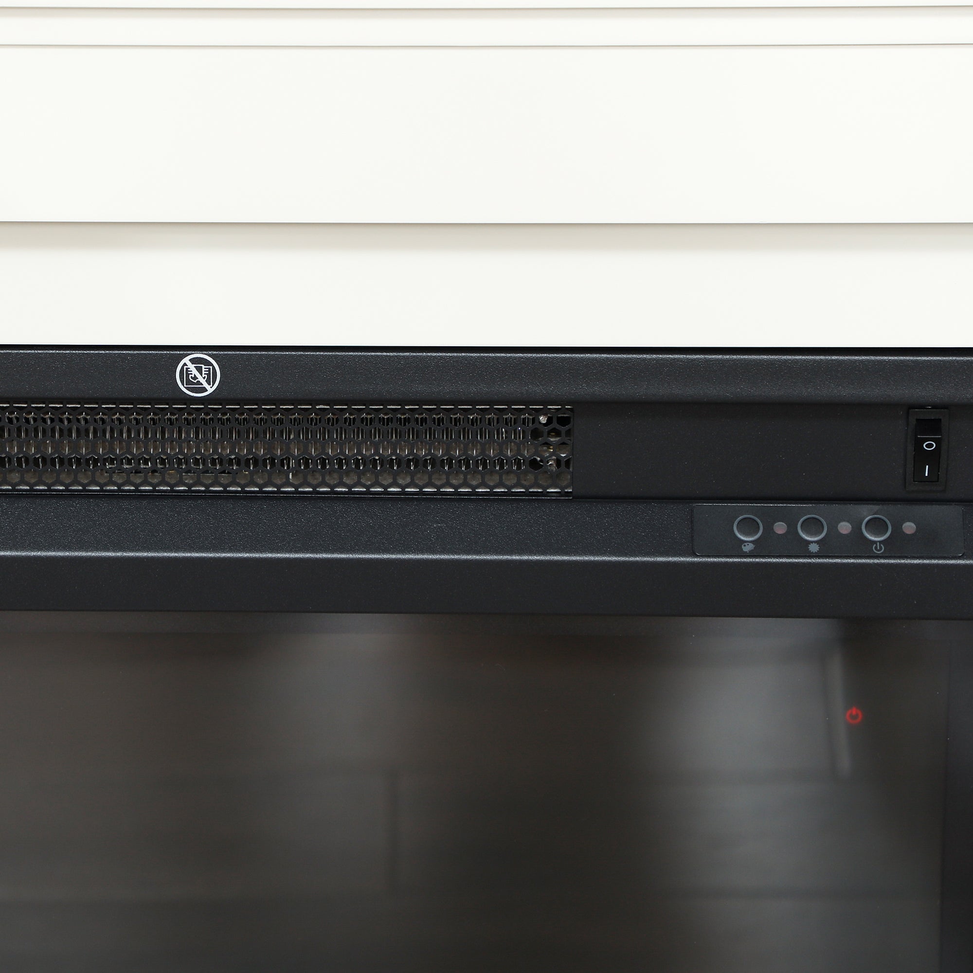 Kozy Electric Fireplace with Surround, 32" 2000W Inset Electric Fire and Mantel Reach up to 30 m² with 12 Colours Realistic Flame Effect & 5 Brightness, Remote & Timer for Living Room, White