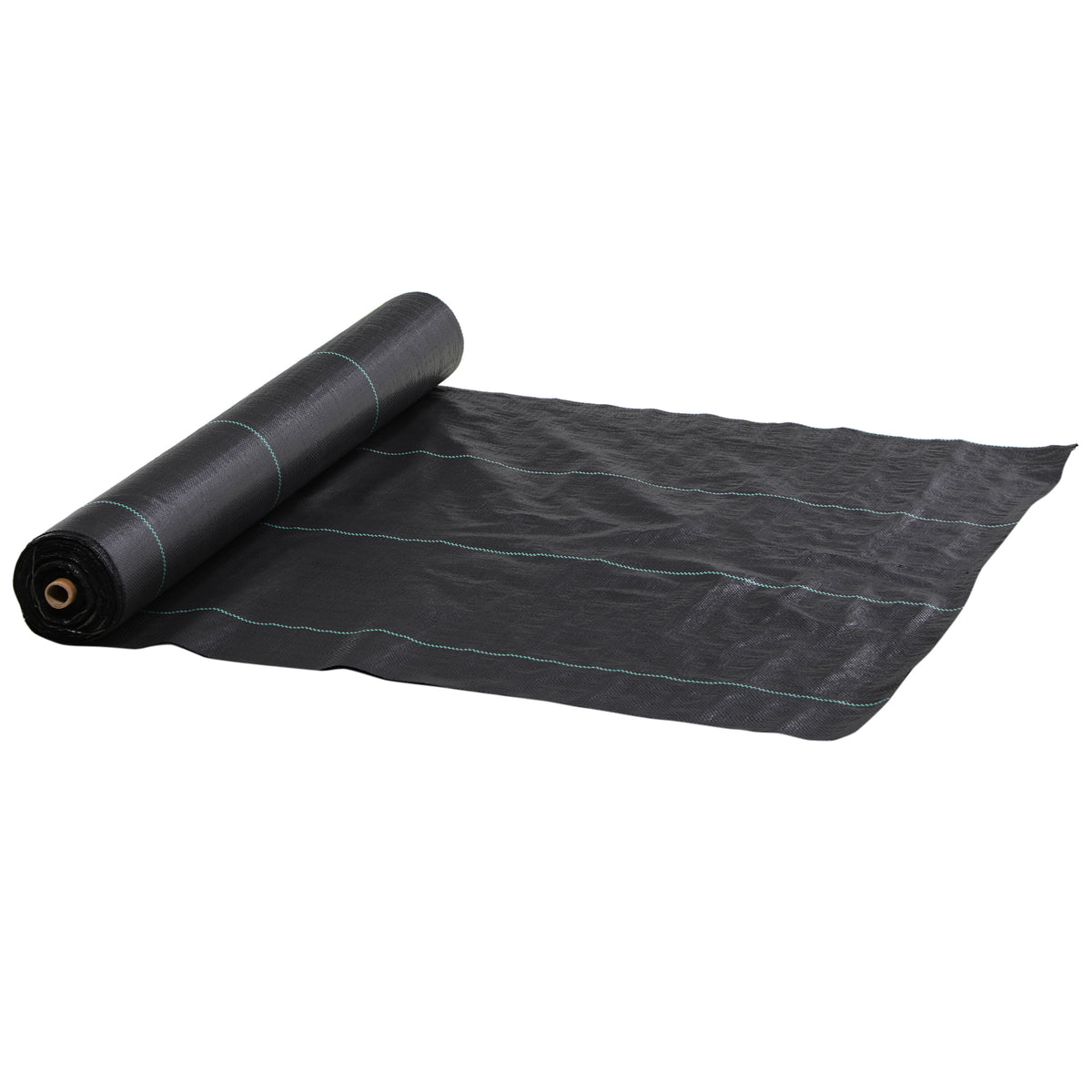 Kozy - 2m x 100m Heavy Duty Weed Control Membrane, Weed Membrane for Landscaping Driveway Gravel Artificial Grass Lawn Underlay, Black