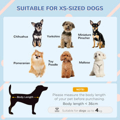 PawHut Dog House Dog Kennel 64.5 x 57 x 66cm with Sturdy Thick PP & Elevated Base for Miniature Dogs, up to 4kg and 36cm in Body Length | Aosom UK