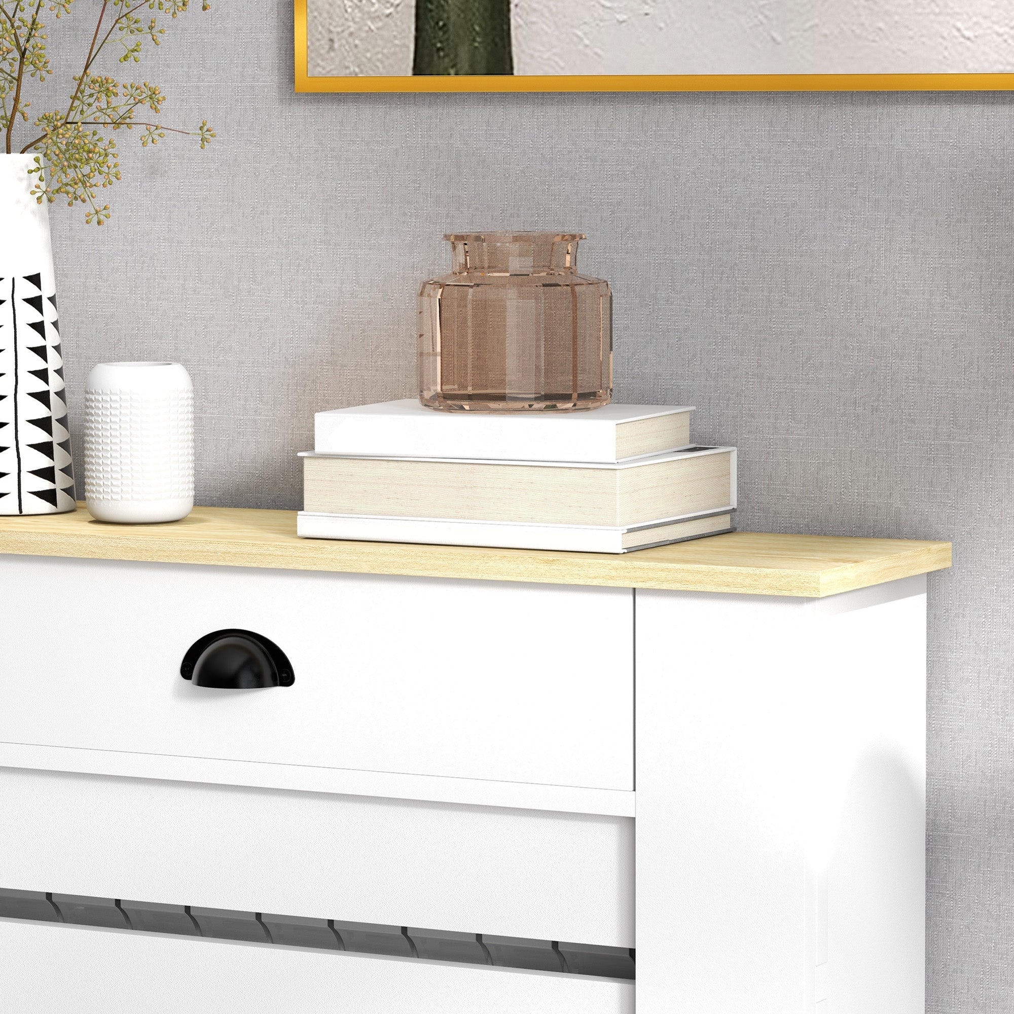 Kozy - 95.5H x 78Wcm Radiator Cover, with Drawer - White