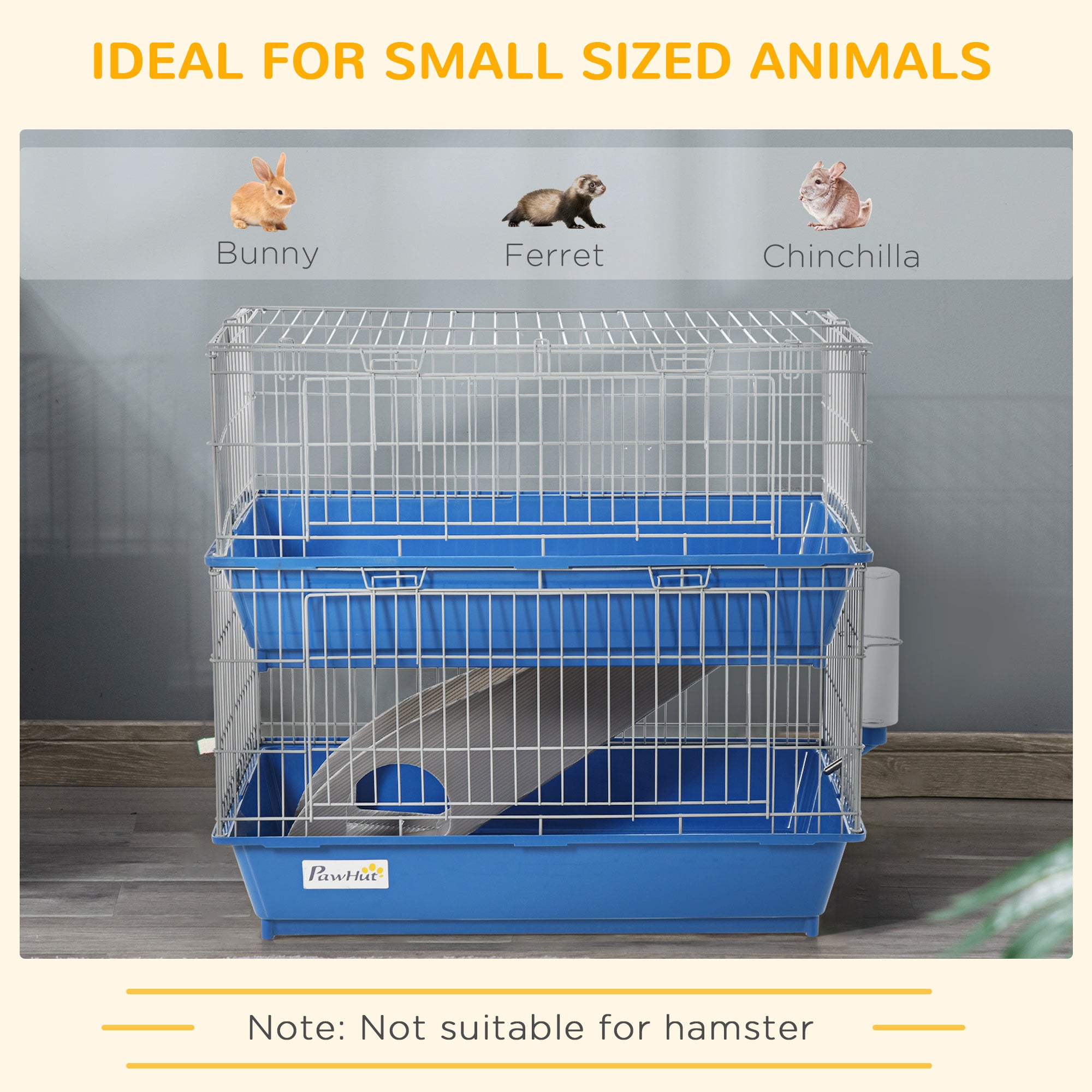 PawHut Small Animal Cage, Metal 2