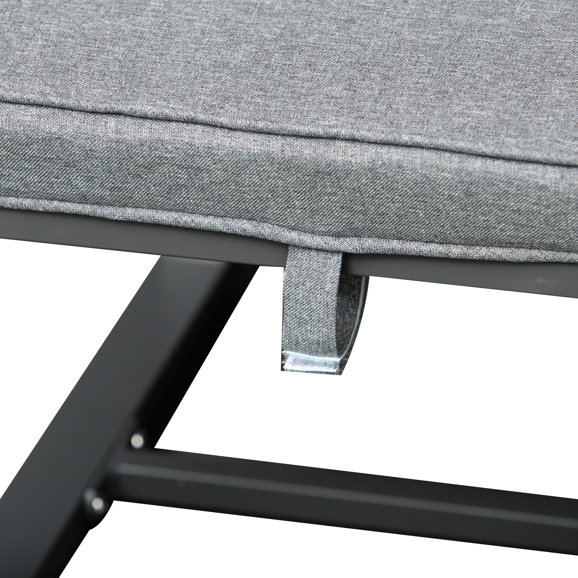 Kozy 9PCs Patio Aluminium Dining Set, Space Saving Cube Set with 4 Chairs, 4 Ottoman, Cushions, 8 Seater Garden Furniture