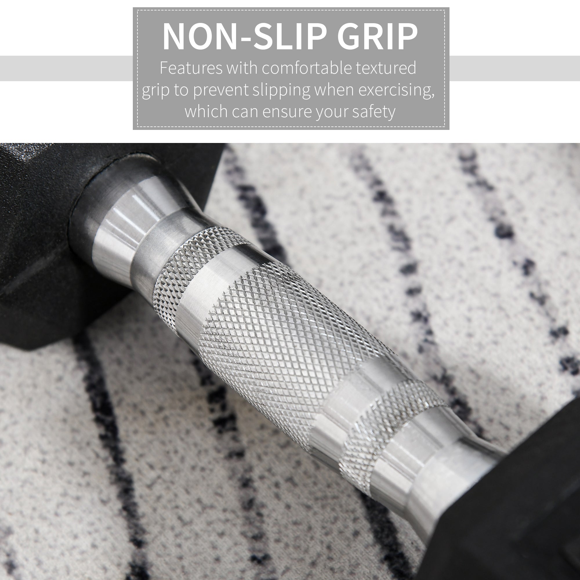 Kozy Rubber Dumbbell Set Sports Hex Weight Sets Home Gym Fitness Lift Strength Training Exercise 2 x 5kg, 2 x 6kg, 2 x 8kg