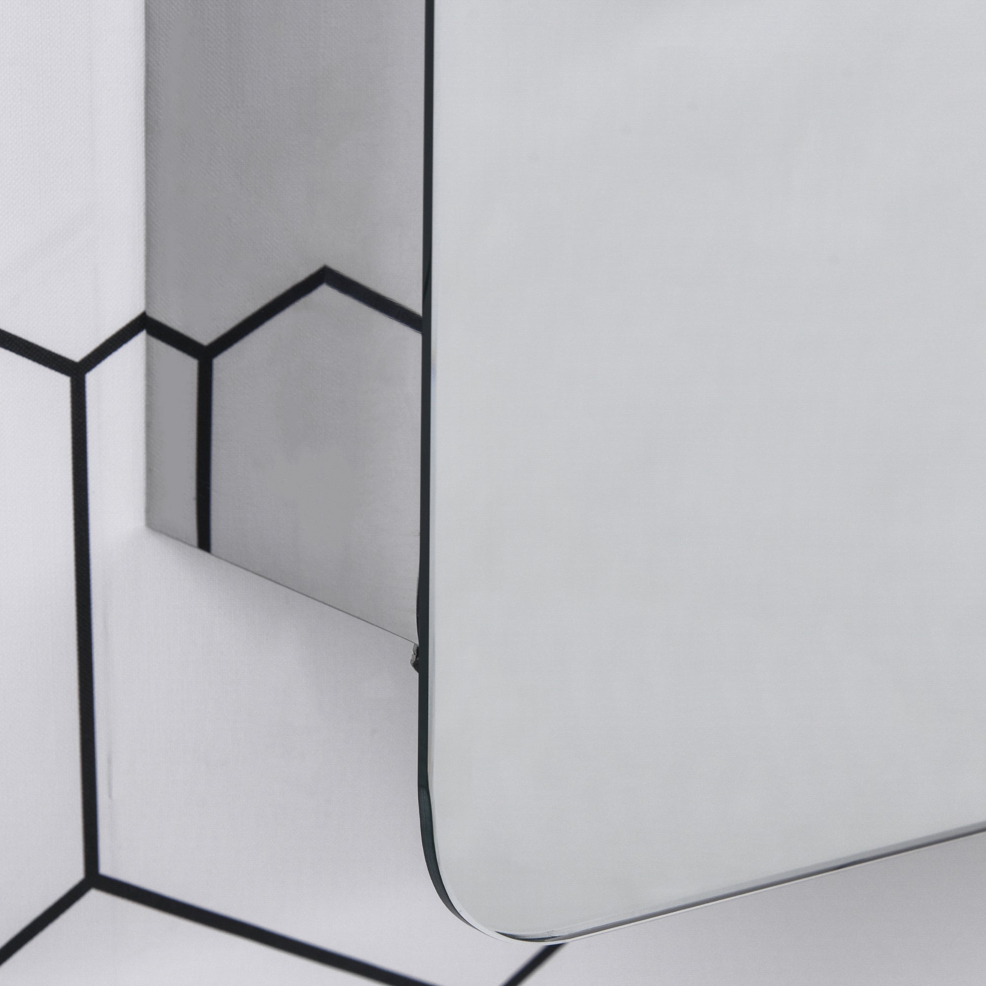 Kozy Bathroom Storage Cabinet w/Sliding Mirror Door, Wall Mounted Bathroom Cabinet with 3 Shelves, Stainless Steel Frame, 46W x 66H cm