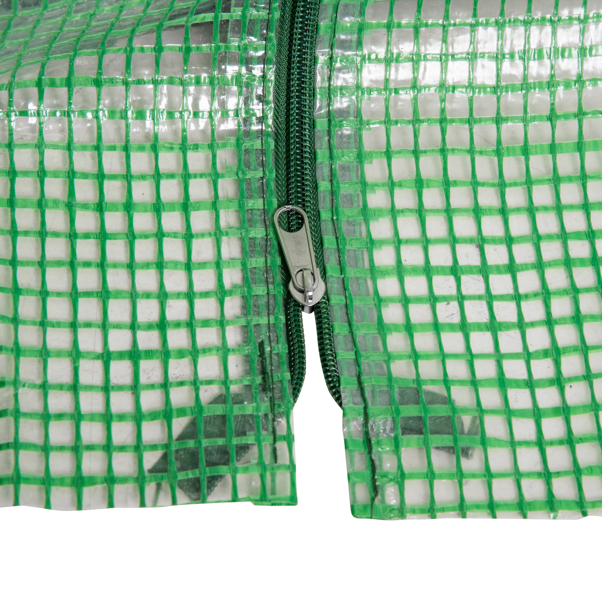 Kozy Mini Small Greenhouse with Steel Frame & PE Cover & Zippered Window Poly tunnel Steeple for Plants Vegetables, 180 x 90 x 90 cm, Green