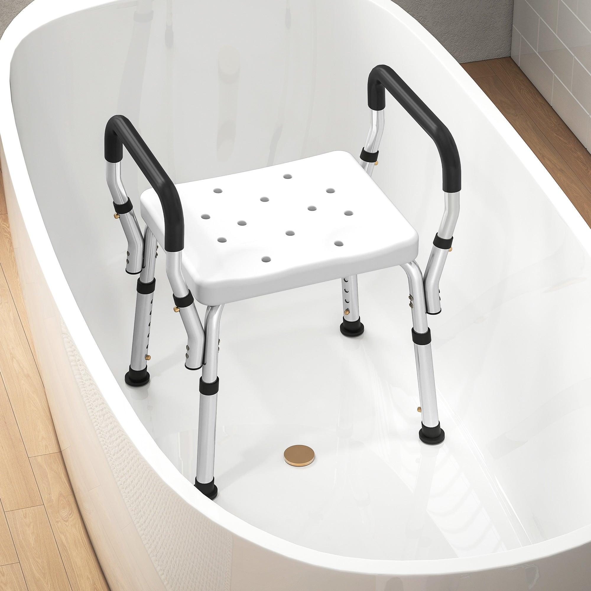 Kozy 57-69cm Aluminium Frame Bath Seat