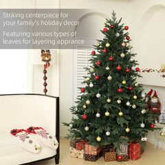 Kozy - 7ft Artificial Spruce Christmas Tree - Green