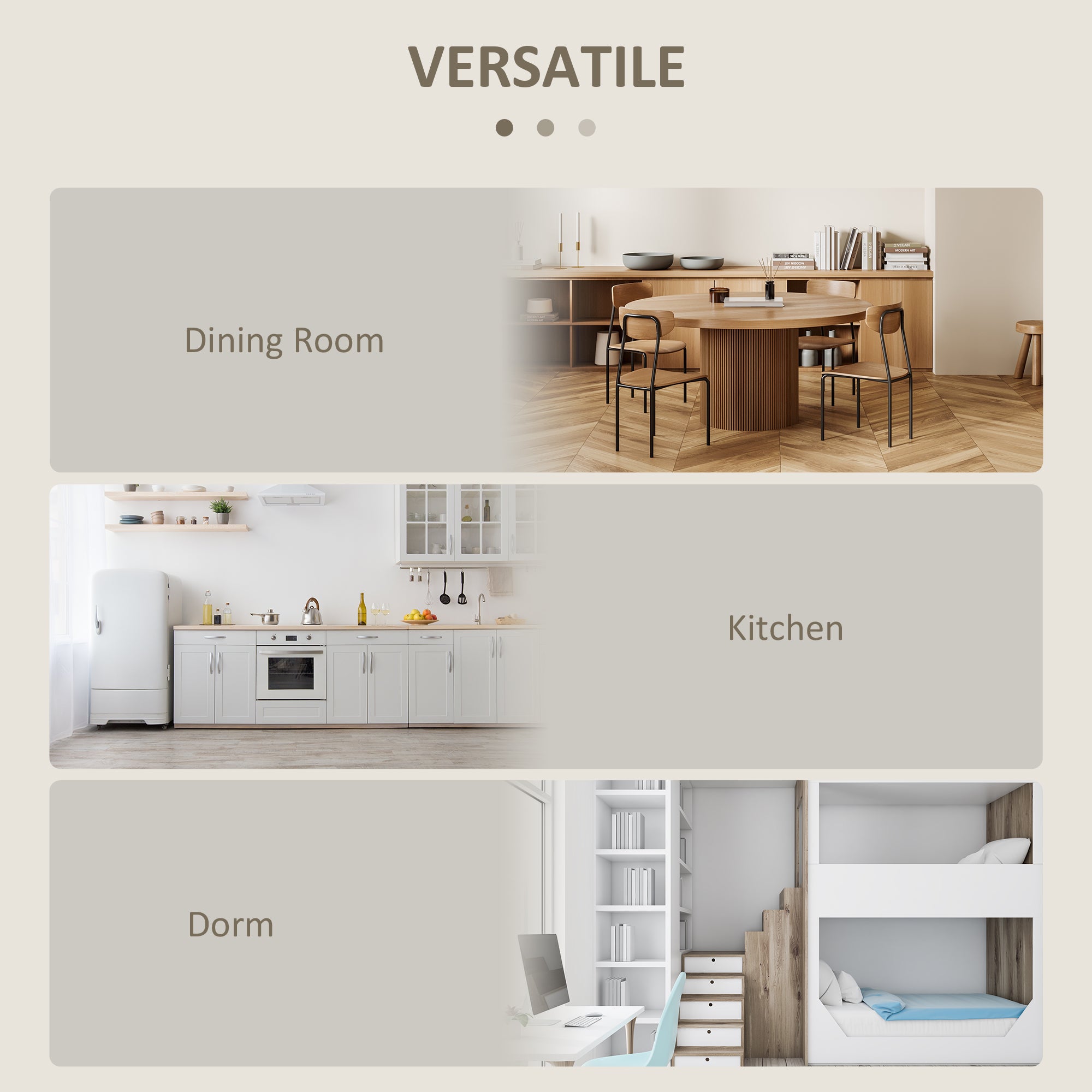 Kozy Space-saving Drop Leaf Table, Folding Dining Table for Small Space, Kitchen, Dining Room, Oak