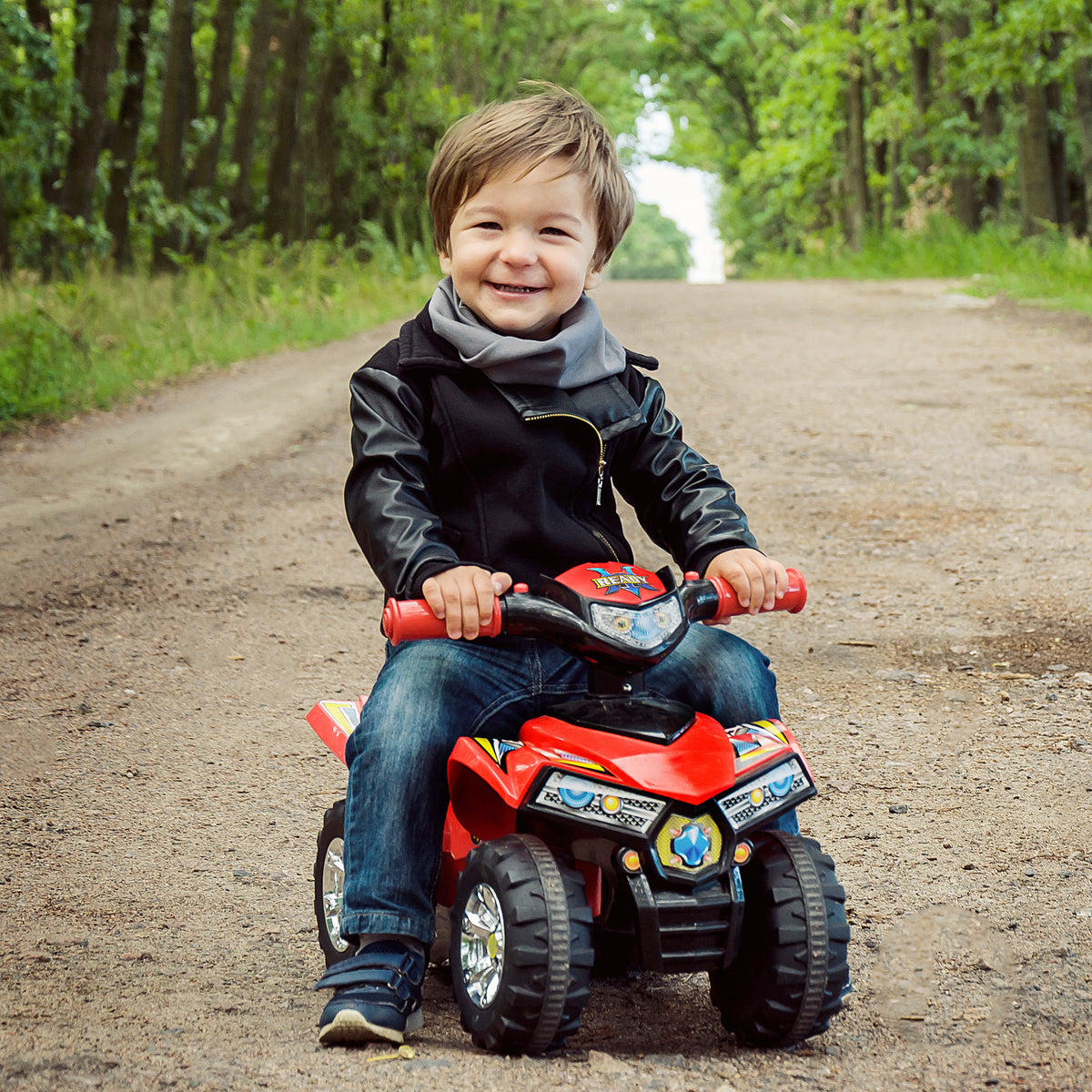 HOMCOM Kids Ride On Quad Bike, 60Lx38Wx42H cm