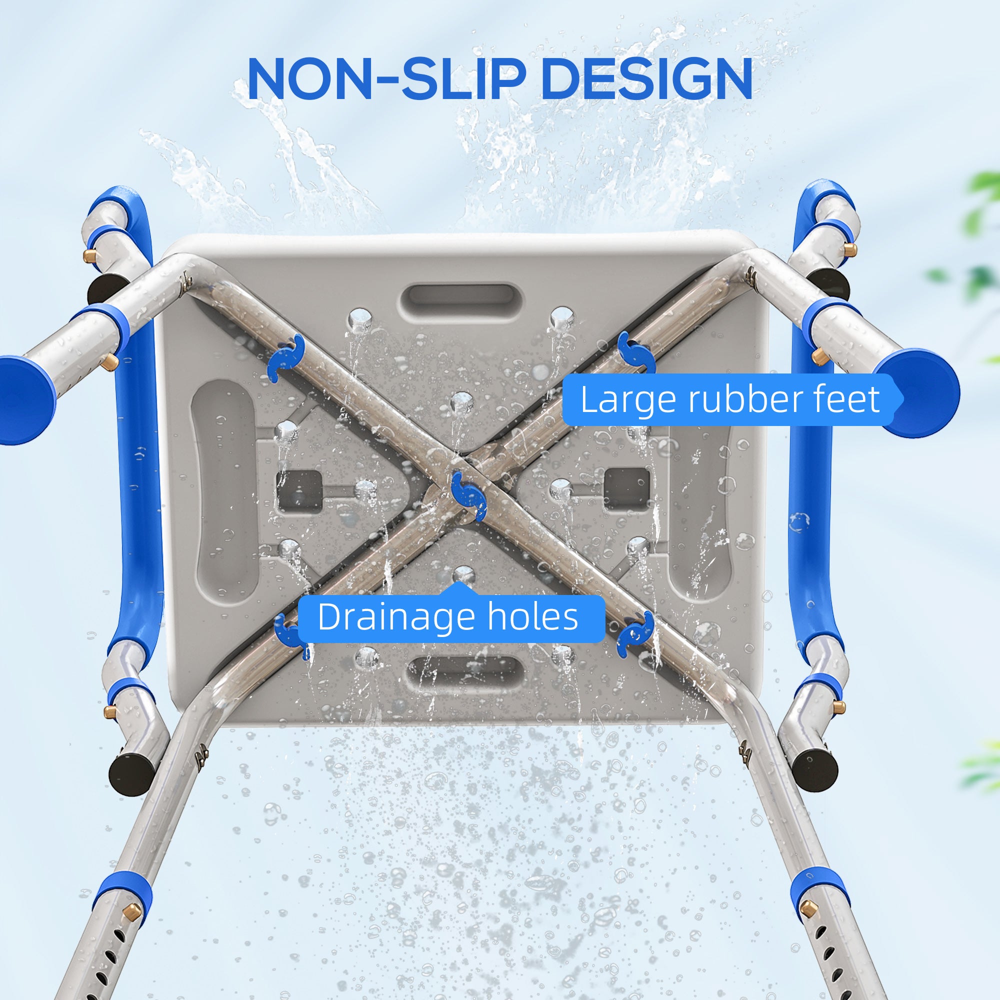 Kozy - 57-69cm Aluminium Frame Bath Seat